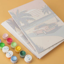 Load image into Gallery viewer, Mini Paint by Numbers Set 5.9"x7.9" (6 pieces) - Vintage Horizons