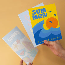 Load image into Gallery viewer, Mini Paint by Numbers Set 5.9"x7.9" (6 pieces) - Summer Vibes 2
