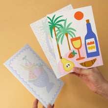 Load image into Gallery viewer, Mini Paint by Numbers Set 5.9"x7.9" (6 pieces) - Summer Mood Board