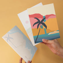 Load image into Gallery viewer, Mini Paint by Numbers Set 5.9"x7.9" (6 pieces) - Golden Coastline