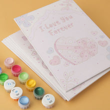Load image into Gallery viewer, Mini Paint by Numbers Set 5.9"x7.9" (6 pieces) - Love Letters