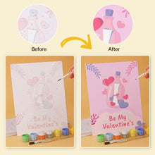 Load image into Gallery viewer, Mini Paint by Numbers Set 5.9"x7.9" (6 pieces) - Love Letters