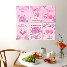 Load image into Gallery viewer, Mini Paint by Numbers Set 5.9"x7.9" (6 pieces) - Love Letters