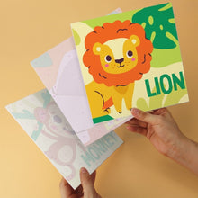 Load image into Gallery viewer, Mini Paint by Numbers Set 7.9"x7.9" (6 pieces) - Playful Animals
