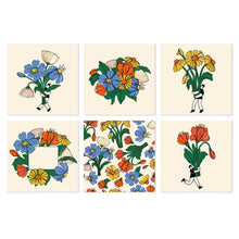 Load image into Gallery viewer, Mini Paint by Numbers Set 7.9"x7.9" (6 pieces) - Handpicked Blooms Figured'Art