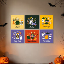 Load image into Gallery viewer, Mini Paint by Numbers Set 7.9"x7.9" (6 pieces) - Witchy Vibes