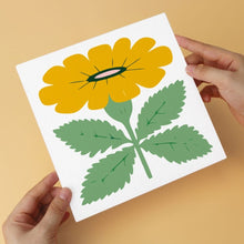 Load image into Gallery viewer, Mini Paint by Numbers Set 7.9"x7.9" (6 pieces) - Botanical Shapes Pattern