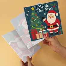 Load image into Gallery viewer, Mini Paint by Numbers Set 7.9"x7.9" (6 pieces) - Holly Jolly Illustrations