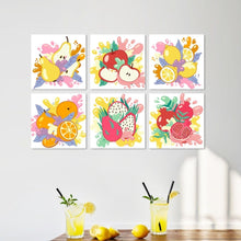Load image into Gallery viewer, Mini Paint by Numbers Set 7.9"x7.9" (6 pieces) - Sweet Harvest