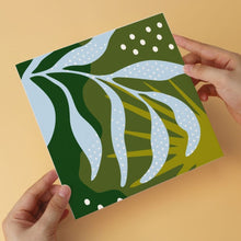 Load image into Gallery viewer, Mini Paint by Numbers Set 7.9"x7.9" (6 pieces) - Modern Leaf Pattern