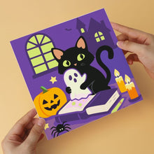 Load image into Gallery viewer, Mini Paint by Numbers Set 7.9"x7.9" (6 pieces) - Spooky Nights