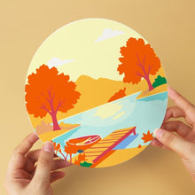 Load image into Gallery viewer, Mini Paint by Numbers Set - Discs Ø7.9" (6 pieces) - Dreamy Landscapes 1