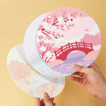 Load image into Gallery viewer, Mini Paint by Numbers Set - Discs Ø7.9" (6 pieces) - Dreamy Landscapes 1