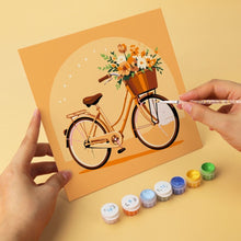 Load image into Gallery viewer, Mini Paint by Numbers Set 7.9"x7.9" (6 pieces) - Retro Rides