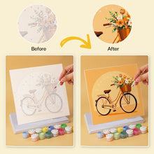 Load image into Gallery viewer, Mini Paint by Numbers Set 7.9"x7.9" (6 pieces) - Retro Rides
