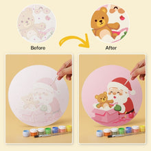 Load image into Gallery viewer, Mini Paint by Numbers Set - Discs Ø7.9" (6 pieces) - Merry Little Moments