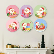 Load image into Gallery viewer, Mini Paint by Numbers Set - Discs Ø7.9" (6 pieces) - Merry Little Moments