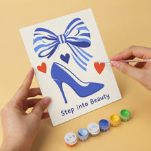 Load image into Gallery viewer, Mini Paint by Numbers Set 5.9"x7.9" (6 pieces) - Glam Steps