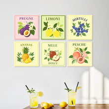Load image into Gallery viewer, Mini Paint by Numbers Set 7.9"x7.9" (6 pieces) - Italian Orchard