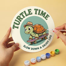 Load image into Gallery viewer, Mini Paint by Numbers Set - Discs Ø7.9" (6 pieces) - Happy Little Souls