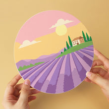 Load image into Gallery viewer, Mini Paint by Numbers Set - Discs Ø7.9" (6 pieces) - Dreamy Landscapes 2