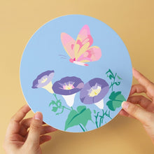 Load image into Gallery viewer, Mini Paint by Numbers Set - Discs Ø7.9" (6 pieces) - Pastel Butterflies 2