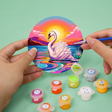 Load image into Gallery viewer, Paint by numbers 4" Coasters (6 pieces) - Colorful Sea Life