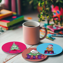 Load image into Gallery viewer, Paint by numbers 4" Coasters (4 pieces) - Creative Christmas Gift 2