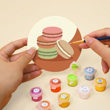 Load image into Gallery viewer, Paint by numbers 4" Coasters (6 pieces) - Paris Café