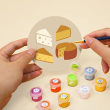 Load image into Gallery viewer, Paint by numbers 4" Coasters (6 pieces) - Mediterranean Aperitif