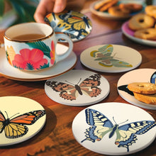 Load image into Gallery viewer, Paint by numbers 4" Coasters (6 pieces) - Wings of Spring