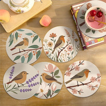 Load image into Gallery viewer, Paint by numbers 4" Coasters (6 pieces) - Gentle Spring