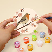 Load image into Gallery viewer, Paint by numbers 4" Coasters (6 pieces) - Gentle Spring