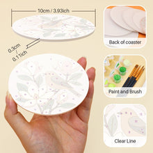 Load image into Gallery viewer, Paint by numbers 4" Coasters (6 pieces) - Gentle Spring