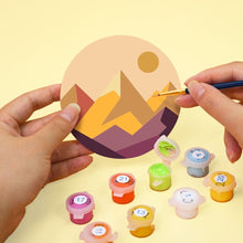 Load image into Gallery viewer, Paint by numbers 4" Coasters (6 pieces) - Natural Horizons