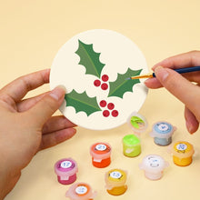 Load image into Gallery viewer, Paint by numbers 4" Coasters (6 pieces) - Festive Foliage