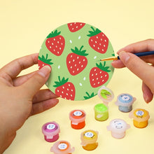 Load image into Gallery viewer, Paint by numbers 4" Coasters (6 pieces) - Summer Picnic