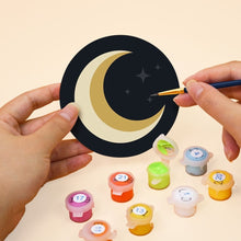 Load image into Gallery viewer, Paint by numbers 4" Coasters (6 pieces) - Halloween Magic