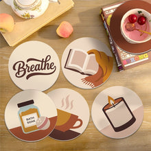 Load image into Gallery viewer, Paint by numbers 4" Coasters (6 pieces) - Cozy Rituals