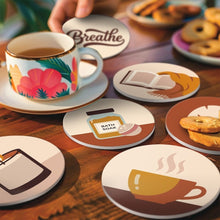 Load image into Gallery viewer, Paint by numbers 4" Coasters (6 pieces) - Cozy Rituals