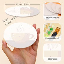 Load image into Gallery viewer, Paint by numbers 4" Coasters (6 pieces) - Cozy Rituals