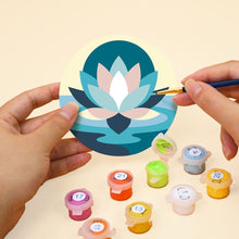 Load image into Gallery viewer, Paint by numbers 4" Coasters (6 pieces) - Zen Balance
