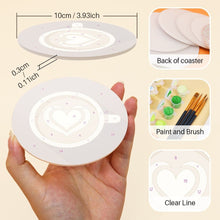 Load image into Gallery viewer, Paint by numbers 4" Coasters (6 pieces) - Coffee Break