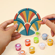 Load image into Gallery viewer, Paint by numbers 4" Coasters (6 pieces) - Art Deco Harmony