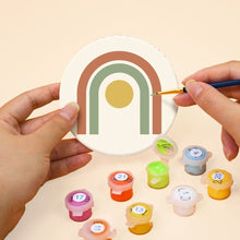 Load image into Gallery viewer, Paint by numbers 4" Coasters (6 pieces) - Soft Lines