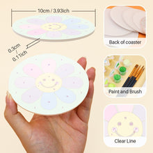 Load image into Gallery viewer, Paint by numbers 4" Coasters (6 pieces) - Happy Pop Icons