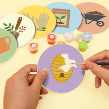 Load image into Gallery viewer, Paint by numbers 4" Coasters (6 pieces) - Garden Essentials