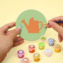 Load image into Gallery viewer, Paint by numbers 4" Coasters (6 pieces) - Garden Essentials