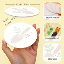 Load image into Gallery viewer, Paint by numbers 4" Coasters (6 pieces) - Garden Essentials