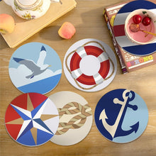 Load image into Gallery viewer, Paint by numbers 4" Coasters (6 pieces) - Sailing Spirit